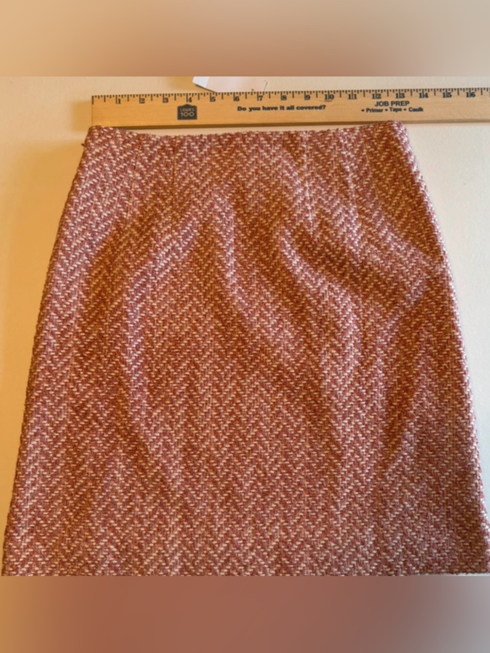 Women’s Tweed Pencil Skirt - Rose Pink